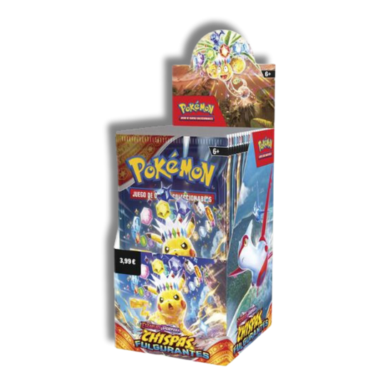 Caja de 18 Sobres de Chispas Fulgurantes - Español